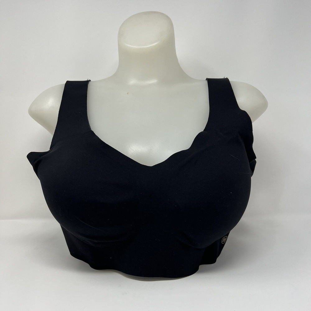 Honeylove Women's LiftWear Wire-Free V-Neck Black XL